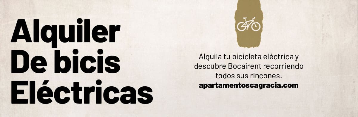 Alquilar bici eléctrica en Bocairent